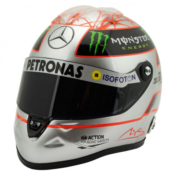 Michael Schumacher Platinum Helmet Spa 300 GP 2012 1/2