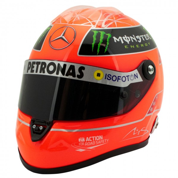 Michael Schumacher Helmet GP Formula 1 2012 1/2