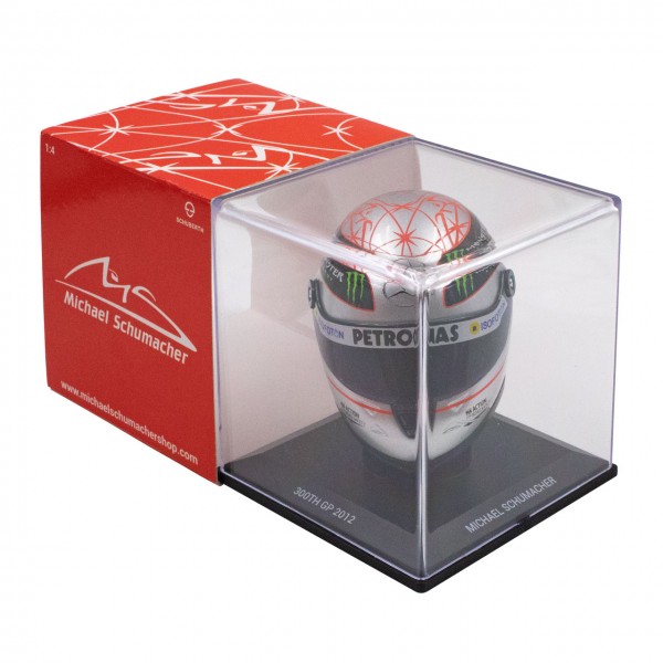 Michael Schumacher Platinum Helmet Spa 300th GP 2012 1/4