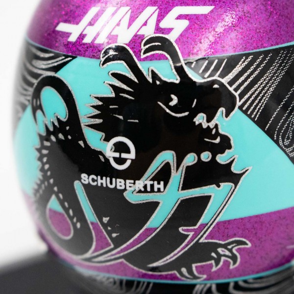 Mick Schumacher miniature helmet Miami 2022 1/4