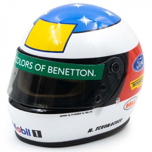 Michael Schumacher Helmet First F1 GP Win Spa 1992 1/2