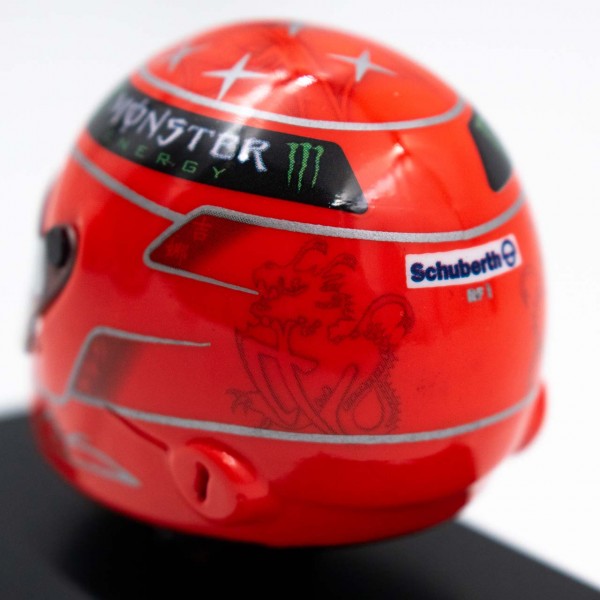 Michael Schumacher miniature helmet 2010 1/8